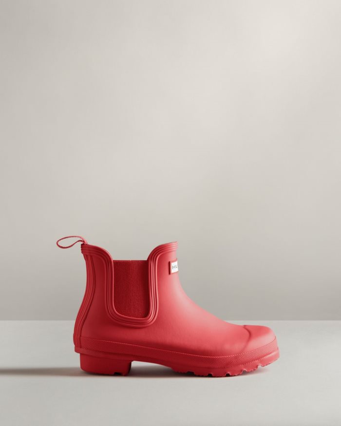 Pink Women's Hunter Original Chelsea Boots | DWvepS9E