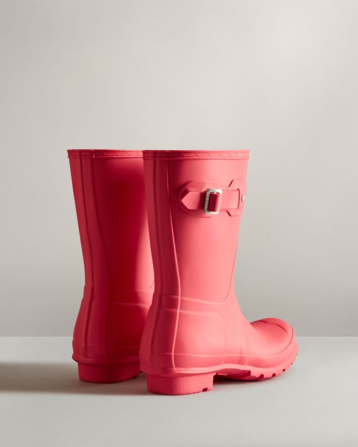 Pink Women's Hunter Original Short Rain Boots | oVSppS1c