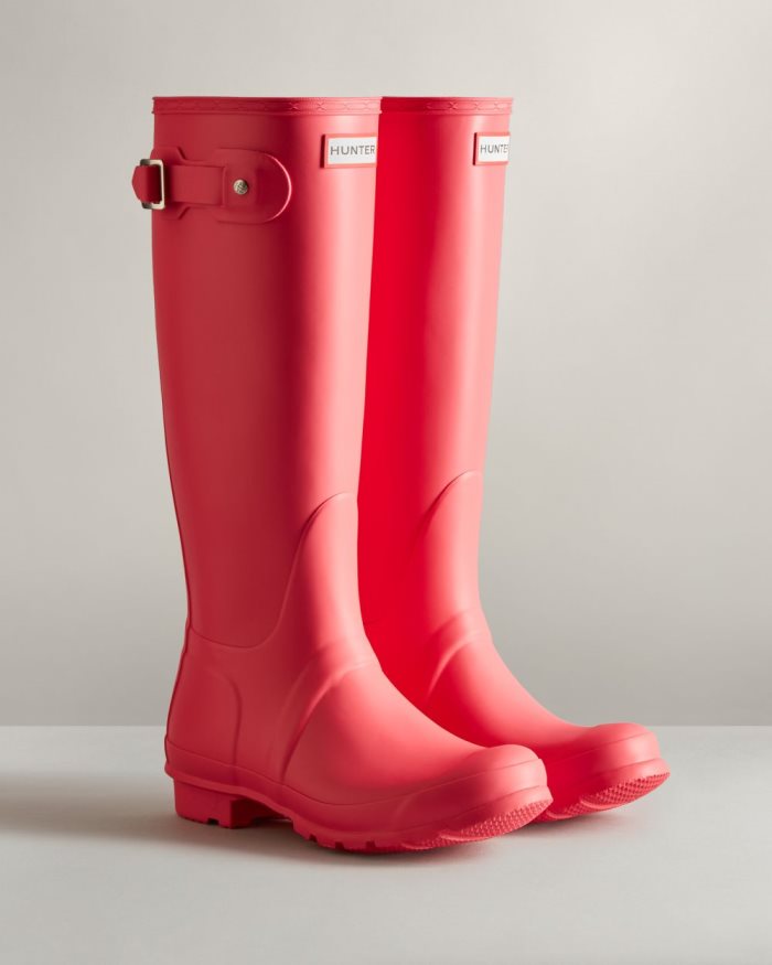 Pink Women's Hunter Original Tall Rain Boots | 6GSnKIm6