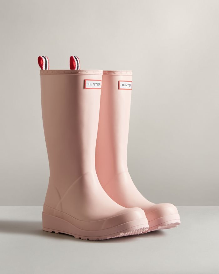 Pink Women's Hunter Play Tall Rain Boots | SUwFhXmH