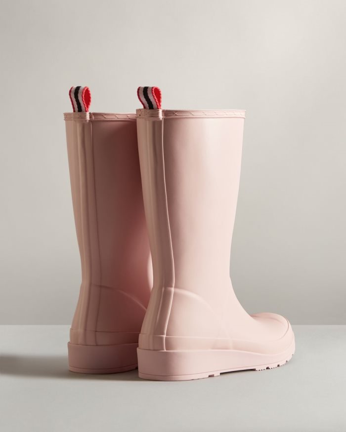 Pink Women's Hunter Play Tall Rain Boots | SUwFhXmH