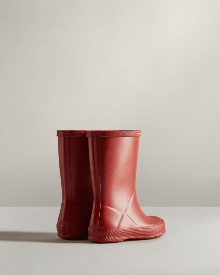 Red Kids' Hunter Original First Classic Rain Boots | 036B2JqW