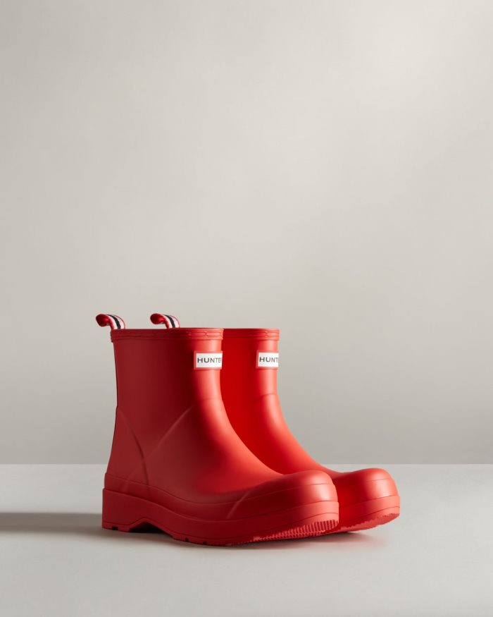 Red Men's Hunter Play Short Rain Boots | nxkPxBI4