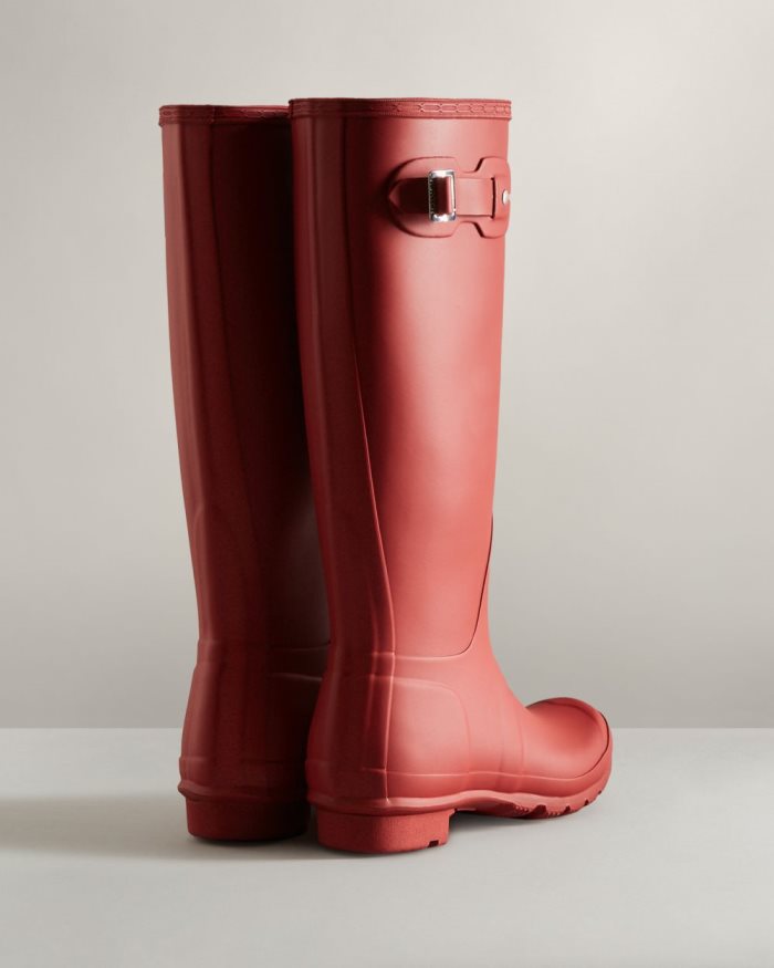 Red Women's Hunter Original Tall Rain Boots | ZfxSYQ4j