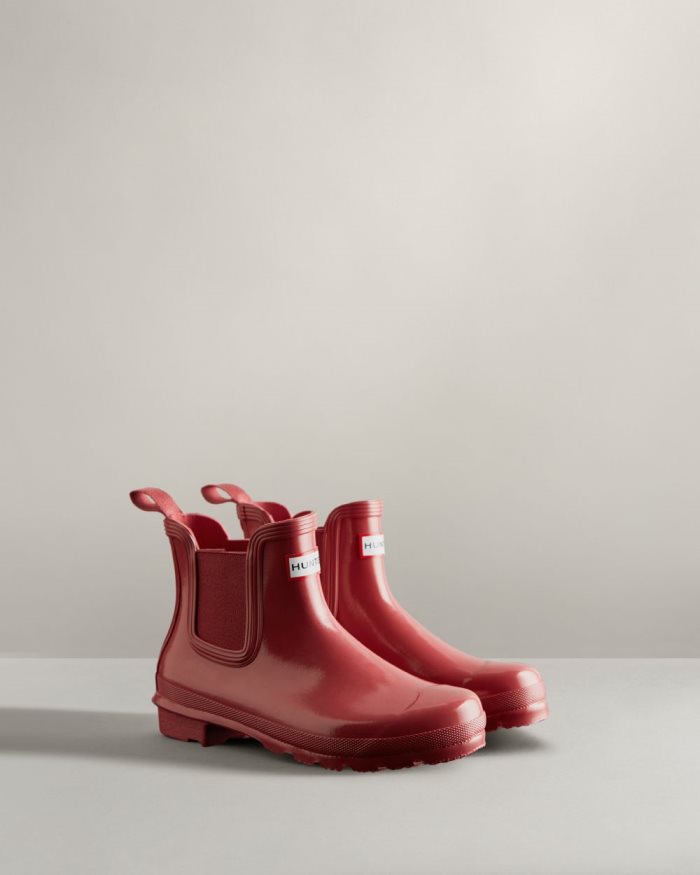 Rose Women's Hunter Original Gloss Rain Boots | snV5jrxX