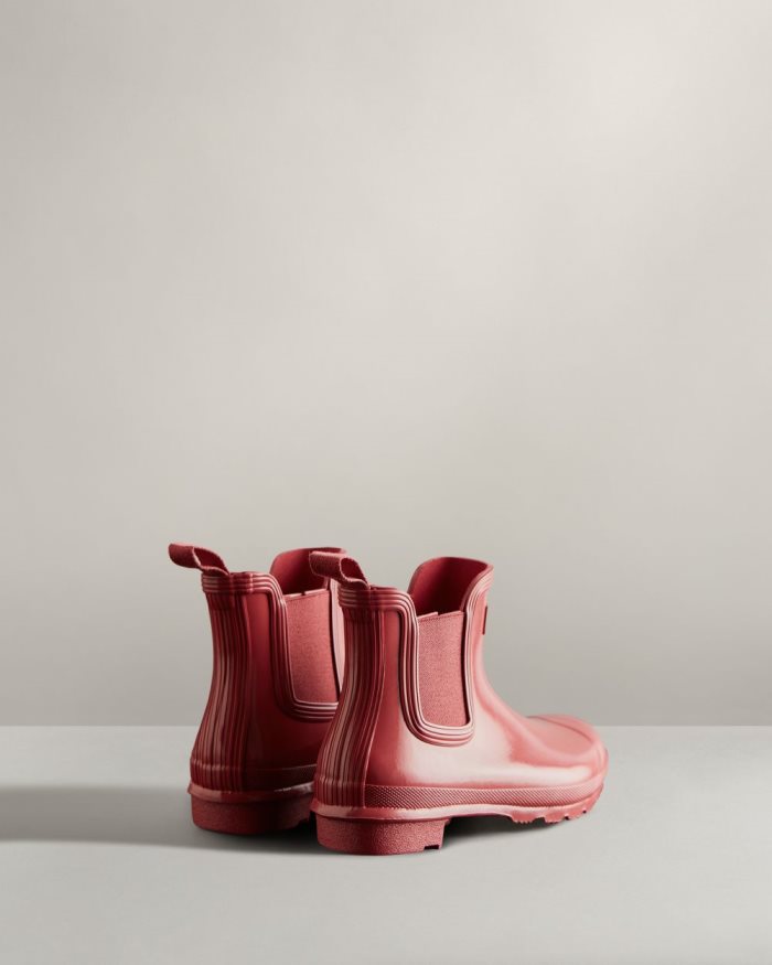 Rose Women's Hunter Original Gloss Rain Boots | snV5jrxX