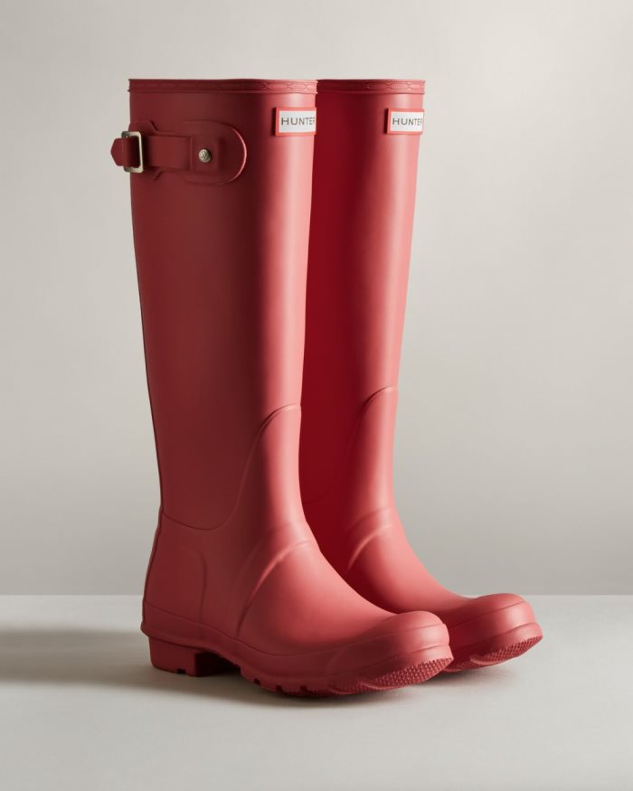 Rose Women's Hunter Original Tall Rain Boots | v8hYo0FN