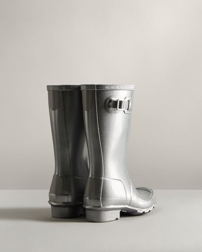 Silver Kids' Hunter Cosmic Rain Boots | FfXICjlA