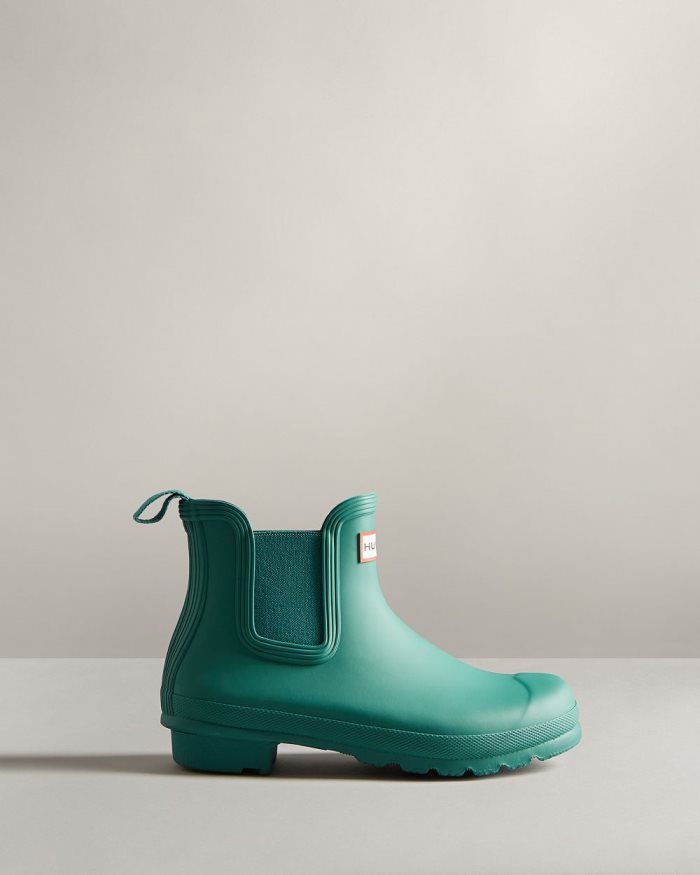 Turquoise Women\'s Hunter Original Chelsea Boots | aJw5AALY