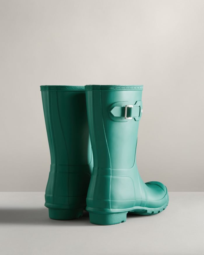 Turquoise Women's Hunter Original Short Rain Boots | 1k5QU2BW