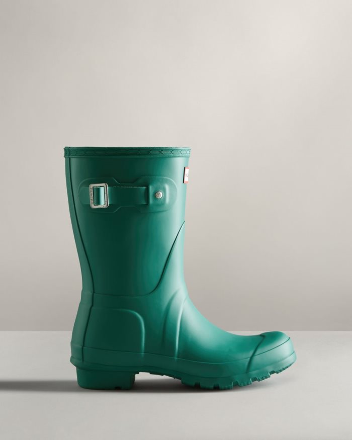 Turquoise Women's Hunter Original Short Rain Boots | 1k5QU2BW