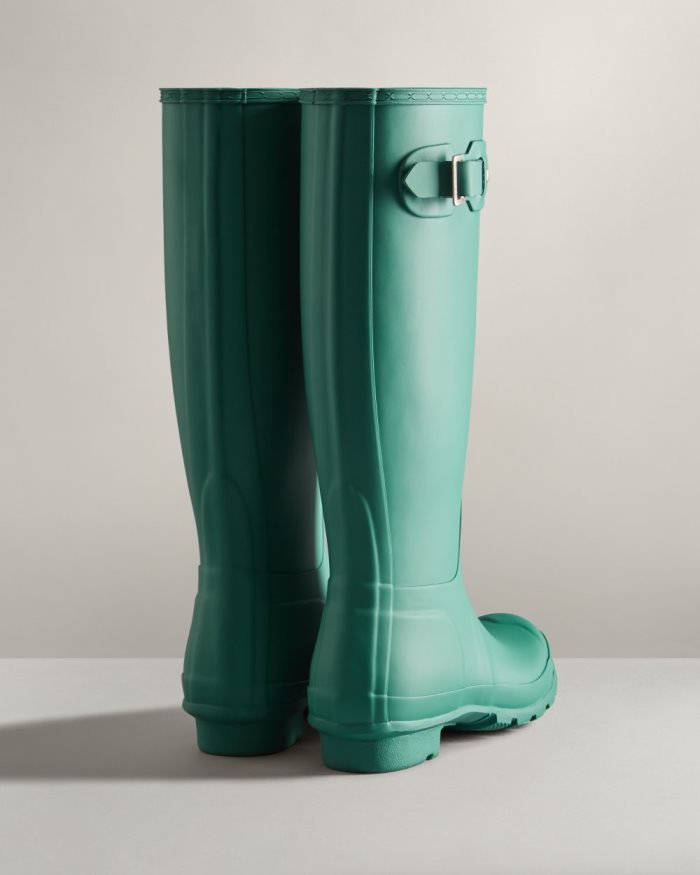 Turquoise Women's Hunter Original Tall Rain Boots | KcWRhZbQ