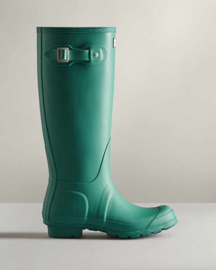 Turquoise Women's Hunter Original Tall Rain Boots | KcWRhZbQ