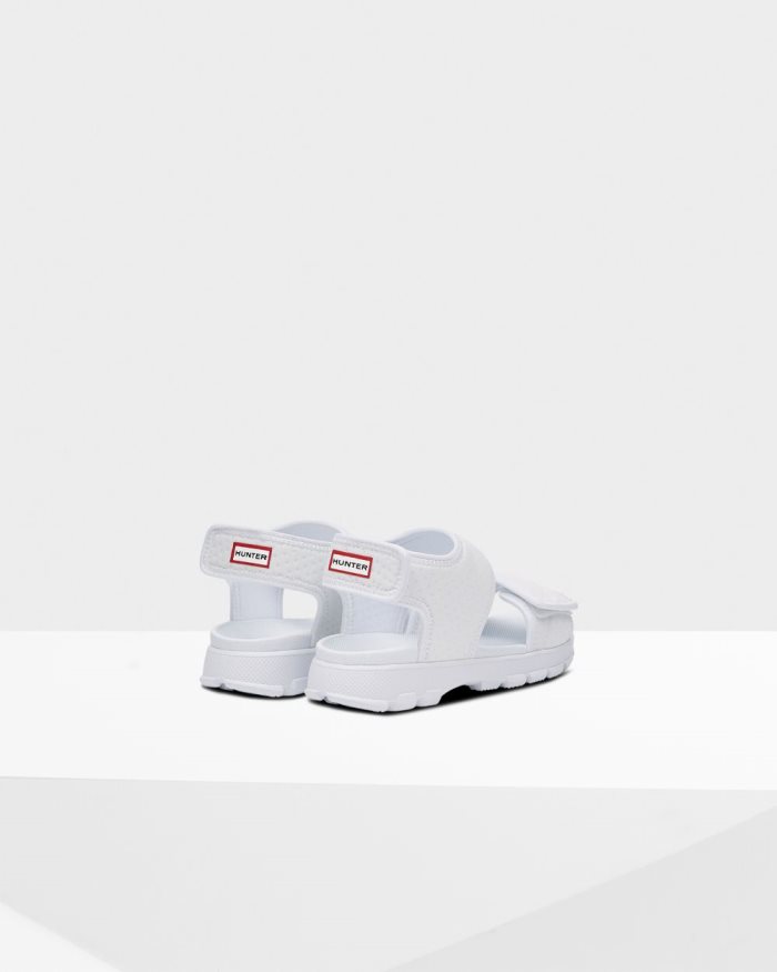 White Kids' Hunter Outdoor Sandals | epc5Rmt4