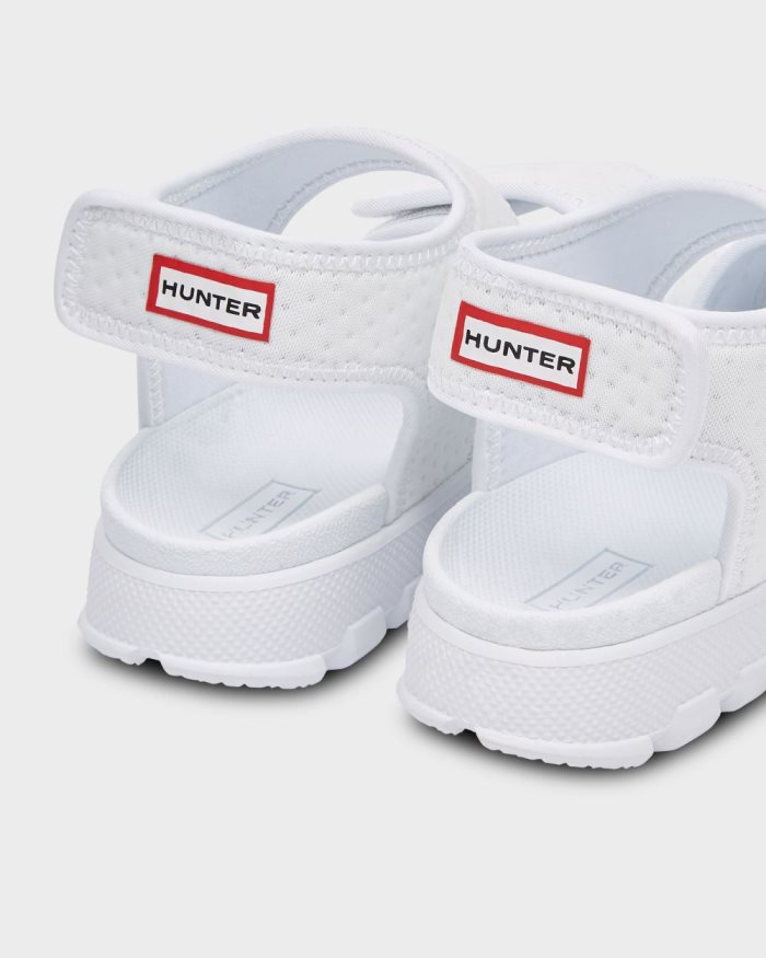 White Kids' Hunter Outdoor Sandals | epc5Rmt4