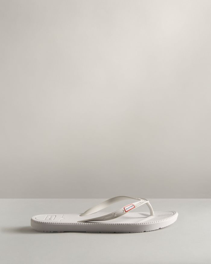 White Women's Hunter Original Flip Flops | wxtlHU9p