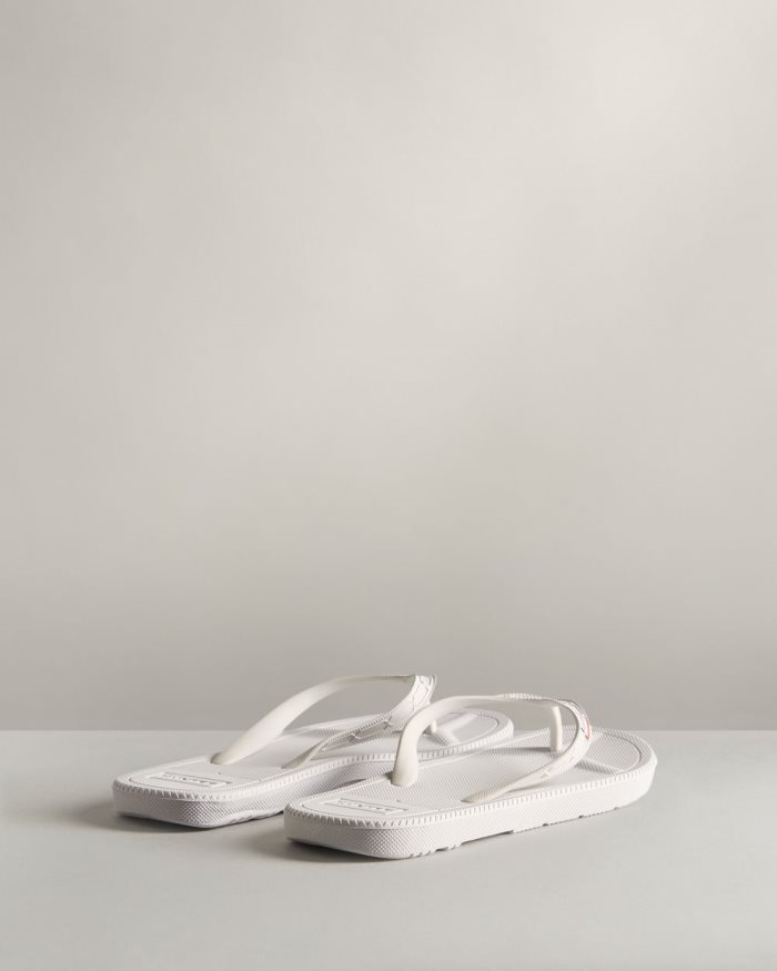 White Women's Hunter Original Flip Flops | wxtlHU9p