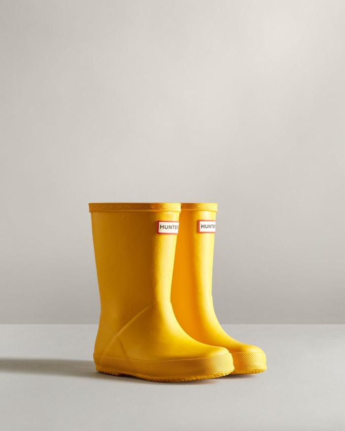 Yellow Kids' Hunter Original First Classic Rain Boots | TLOUjAyz