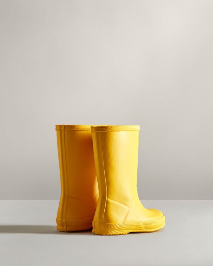 Yellow Kids' Hunter Original First Classic Rain Boots | TLOUjAyz