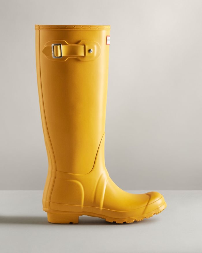 Yellow Women\'s Hunter Original Tall Rain Boots | 0hFyksRR